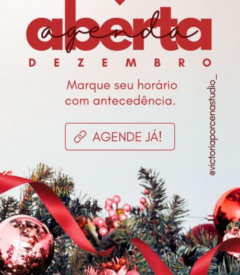 AGENDA DE DEZEMBRO ABERTA NA VICTORIA PORCENA STUDIO