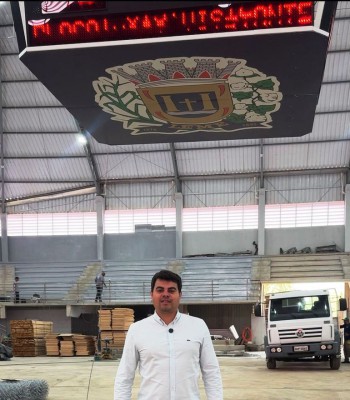 OBRAS DO NOVO GINÁSIO MUNICIPAL DE ESPORTES CONTINUAM