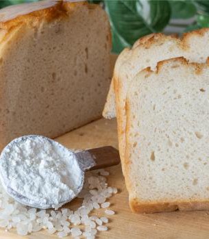 PÃO DE ARROZ COZIDO SEM GLÚTEN