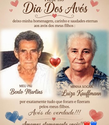 DIA DOS AVÓS - AMOR, SABEDORIA E HERANÇA PARA A VIDA