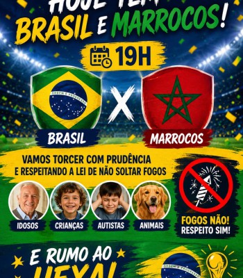 BRASIL EM CAMPO E TORCIDA CONSCIENTE