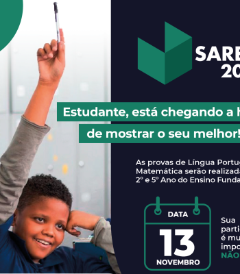 ALUNOS DO 2º E 5º ANO DA REDE MUNICIPAL REALIZARÃO O SARESP 2024