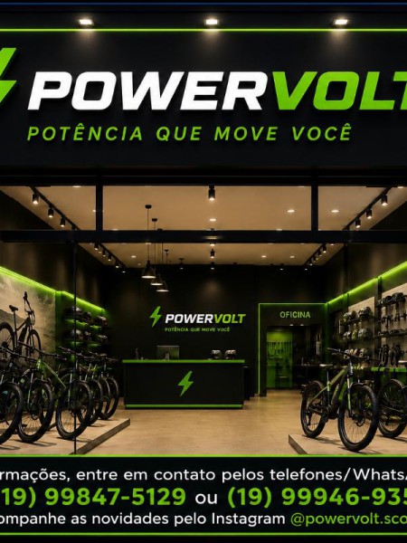 POWER VOLT BIKES VENDA E ASSISTÊNCIA ESPECIALIZADA EM BIKES ELÉTRICAS