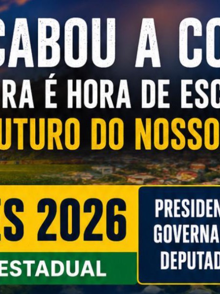 ELEIÇÕES 2026 - O VOTO CONSCIENTE COMEÇA MUITO ANTES DA CAMPANHA
