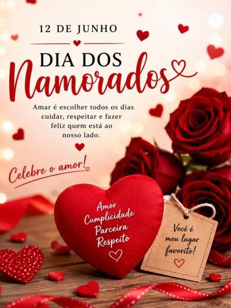 DIA DOS NAMORADOS - CELEBRANDO O AMOR E O COMPANHEIRISMO