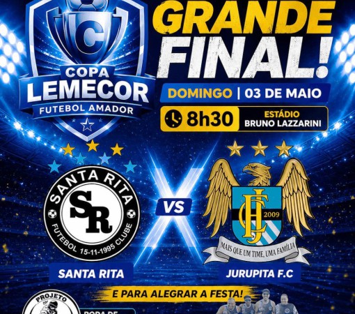 GOLEADAS MARCAM SEMIFINAIS E DEFINEM FINAL DA COPA LEMECOR DE FUTEBOL AMADOR}