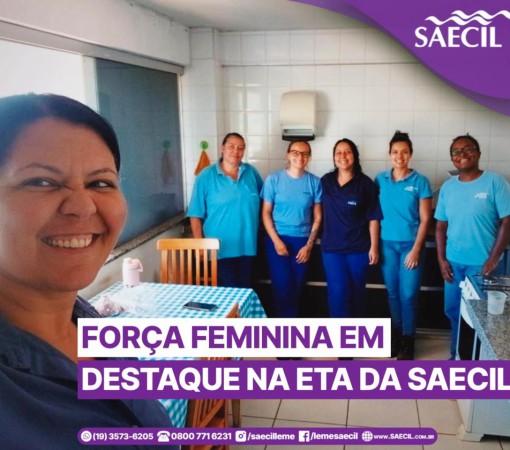 FORÇA FEMININA EM DESTAQUE NA ETA DA SAECIL}