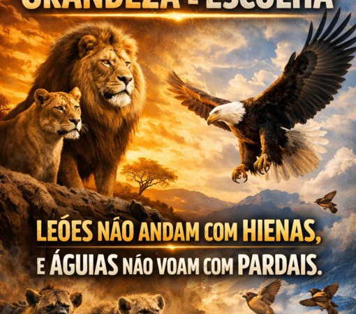 CERCAR-SE DE GRANDEZA É ESCOLHA}