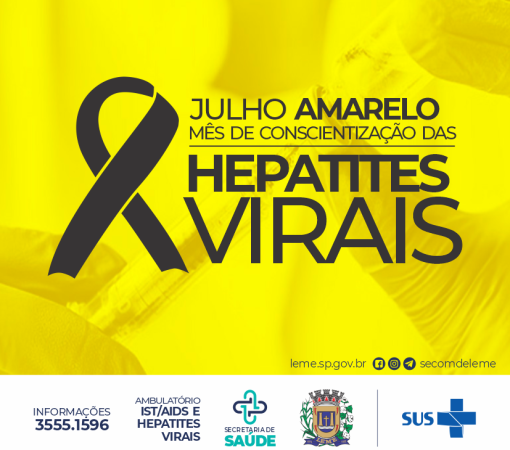Julho Amarelo – Mês da Luta Contra Hepatites Virais}
