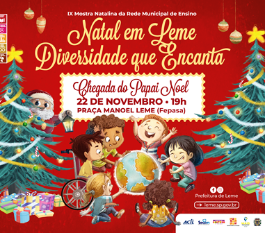CHEGADA DO PAPAI NOEL EM NOVO ENDEREÇO: SEGURANÇA EM PRIMEIRO LUGAR}