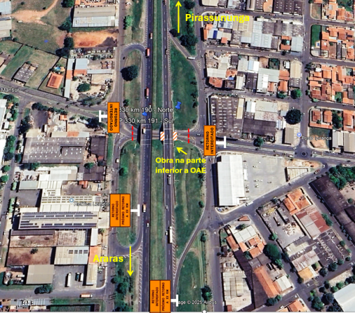 ARTERIS INTERVIAS REALIZA OBRAS DE MANUTENÇÃO EM VIADUTO NA RODOVIA ANHANGUERA, EM LEME/SP}