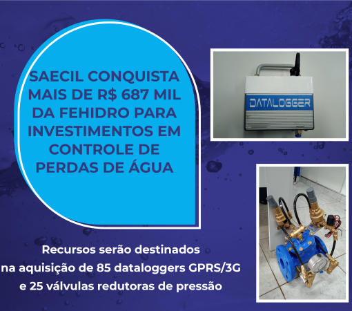 SAECIL conquista mais de R$ 687 mil da FEHIDRO para investimentos em controle de perdas de água}