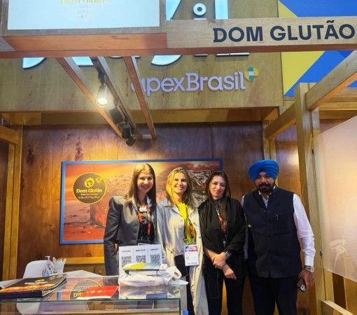 DOM GLUTÃO LEVA A FORÇA DE LEME À MAIOR FEIRA DE ALIMENTOS DO ORIENTE MÉDIO}
