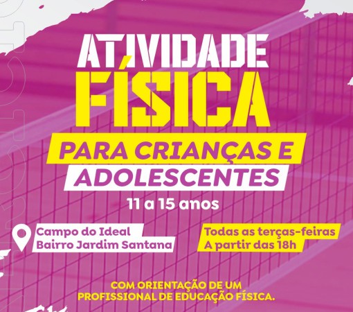 ATIVIDADE FÍSICA PARA CRIANÇAS E ADOLESCENTES.}