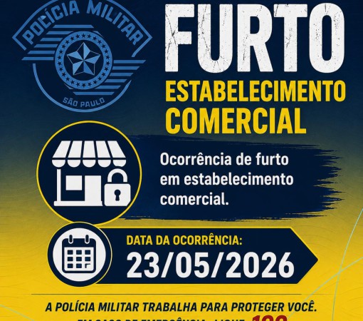 FURTO ESTABELECIMENTO COMERCIAL DE 23/05/2026}