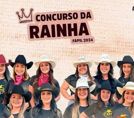 CORTE REAL DA FAPIL 2024 SERÁ ESCOLHIDA NO DIA 3 DE AGOSTO, SÁBADO}