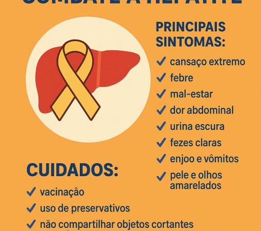 DIA MUNDIAL DE COMBATE À HEPATITE: CONSCIENTIZAÇÃO E PREVENÇÃO SALVAM VIDAS}