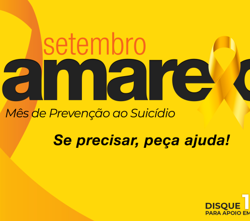 Setembro Amarelo – Você não está sozinho. Se precisar, peça ajuda - ligue CVV 188}