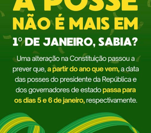 POSSE EM NOVAS DATAS A PARTIR DE 2027}