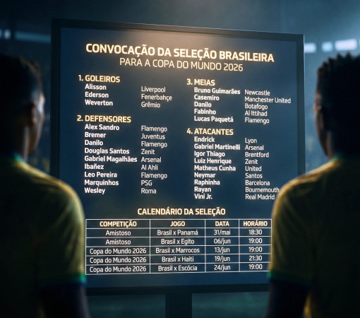 CONVOCADOS DA SELEÇÃO BRASILEIRA PARA A COPA DO MUNDO 2026}