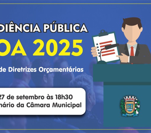 CONVOCAÇÃO PARA AUDIÊNCIA PÚBLICA NA CÂMARA MUNICIPAL}