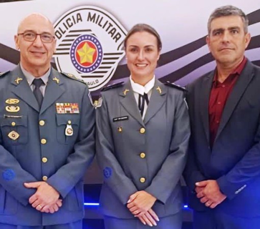 CAPITÃO PM MARINA BISCAINO DO 36°BPM/I - 4° CIA CONCLUI MESTRADO EM CIÊNCIAS POLICIAIS}