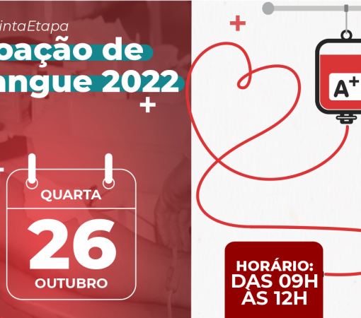 Etapa “5” do calendário de doação de sangue será realizada no dia 26 de outubro}