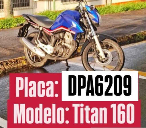 ATENÇÃO: MOTO ROUBADA NO BAIRRO CIDADE JARDIM}