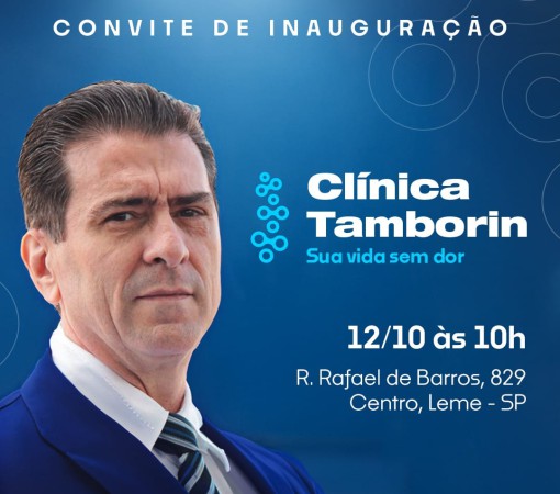 CLÍNICA TAMBORIN  EM NOVO ESPAÇO}