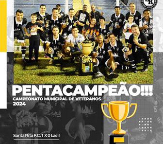 SANTA RITA É PENTACAMPEÃO DO CAMPEONATO MUNICIPAL DE VETERANOS}