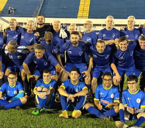 JOGO COMEMORATIVO REVIVE A HISTÓRIA DO FUTEBOL EM LEME}