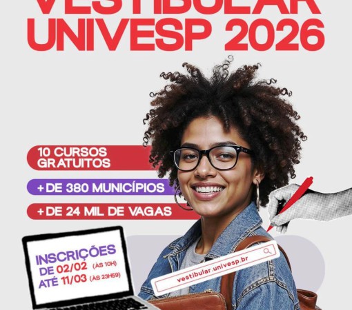 ESTÃO ABERTAS AS INSCRIÇÕES PARA O VESTIBULAR UNIVESP 2026}