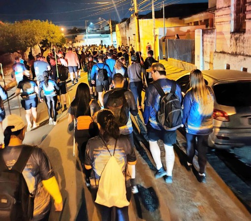 11ª EDIÇÃO DA CAMINHADA DA FÉ FOI UM SUCESSO E TEVE RECORDE DE PARTICIPANTES}