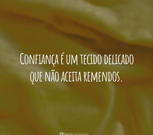 CONFIANÇA PERDIDA}