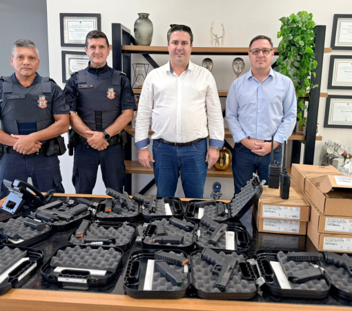 GUARDA CIVIL DE LEME RECEBE NOVOS EQUIPAMENTOS E TERÁ REFORÇO NO EFETIVO}