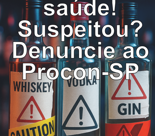 PROCON-SP CRIA CANAL PARA DENÚNCIAS DE BEBIDAS SUSPEITAS DE ADULTERAÇÃO}