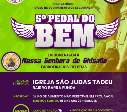 5º PEDAL DO BEM: JUNTE-SE A NÓS!}