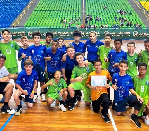 HANDEBOL LEMENSE CONQUISTA A 4ª COLOCAÇÃO NA ARUJÁ HANDBALL CUP}