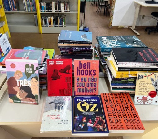 BIBLIOTECA MUNICIPAL RECEBE DOAÇÕES DE 160 LIVROS POR MEIO DO SISEB - SISTEMA ESTADUAL DE BIBLIOTECAS}