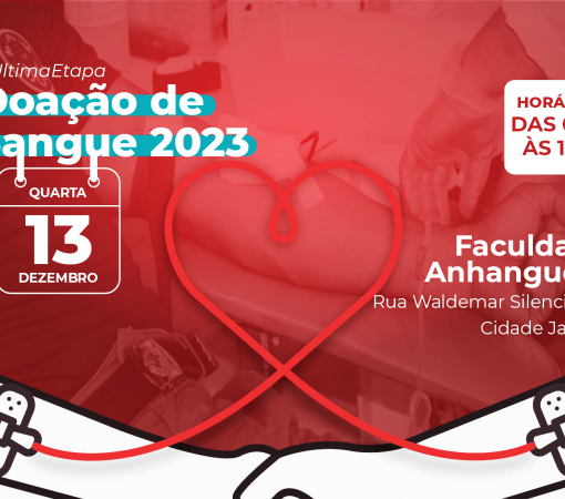 Última etapa do calendário de doação de sangue 2023, acontece dia 13 de dezembro}