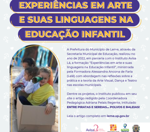 Formação de “Experiências em arte e suas linguagens na Educação Infantil”}