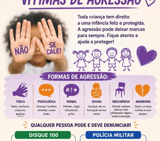 04 DE JUNHO – DIA INTERNACIONAL DAS CRIANÇAS VÍTIMAS DE AGRESSÃO}