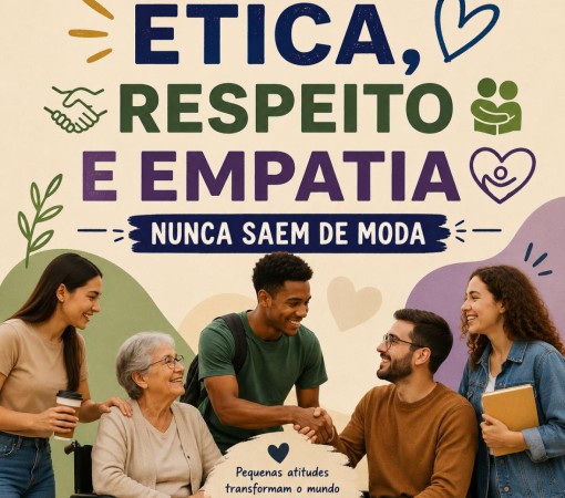 ÉTICA, RESPEITO E EMPATIA NUNCA SAEM DE MODA}