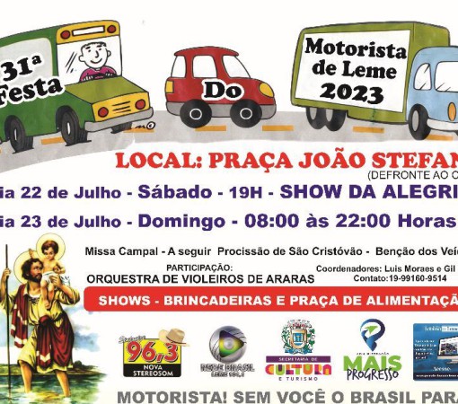 32ª Festa do Motorista de Leme}