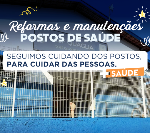 REFORMAS E MANUTENÇÕES NAS UNIDADES DE SAÚDE}