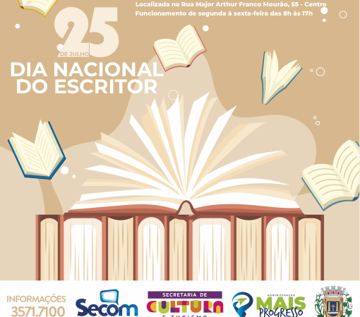 25 de Julho – Dia Nacional do Escritor}
