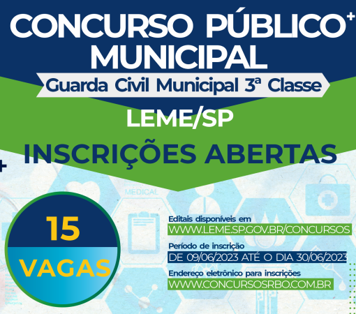 Novo edital de Concurso Público para Guarda Civil Municipal}