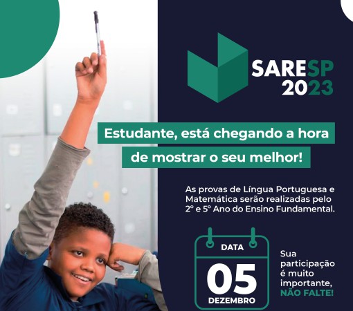 Alunos do 2º e 5º ano da Rede Municipal realizarão o SARESP 2023}