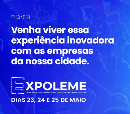 EXPOLEME 2024 - DIAS 23, 24 E 25 DE MAIO}