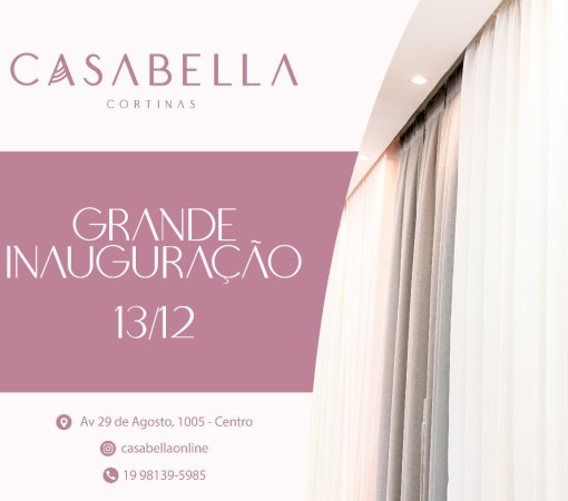 CASABELLA INAUGURA SUA LOJA EM LEME}